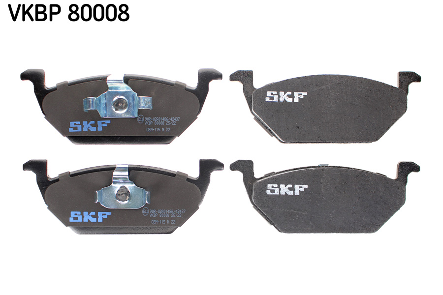 SKF Fékbetét, mind VKBP80008_SKF